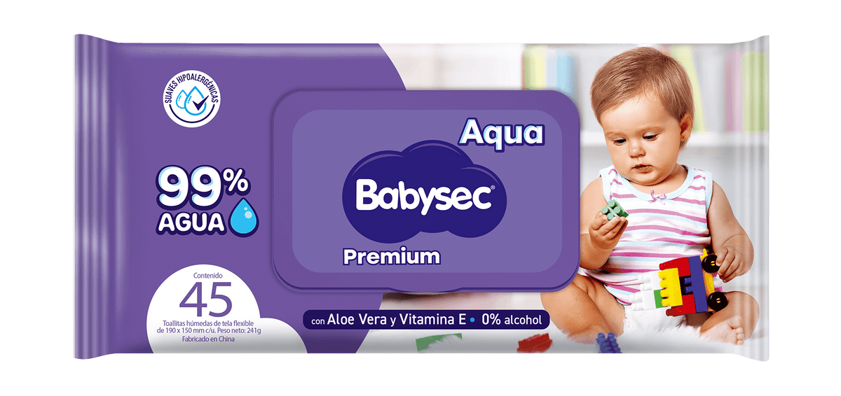 BABYSEC PREMIUM TOALLAS HUMEDAS x45unid
