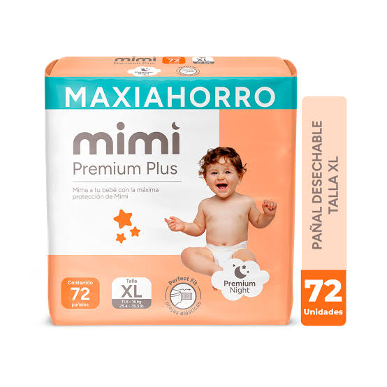 MIMI PREMIUM  PLUS  PAQUETON XL x72unid