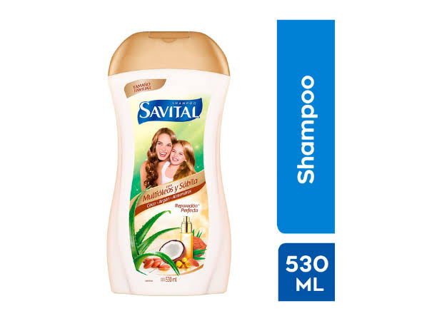 SAVITAL SHAMPOO MULTIOLEOS Y SABILA x530ml