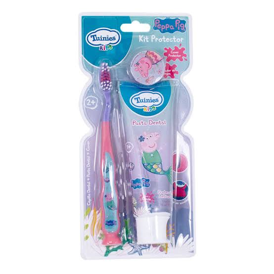 TUINIES CEPILLO DENTAL PEPPA PIG PACK x2unid