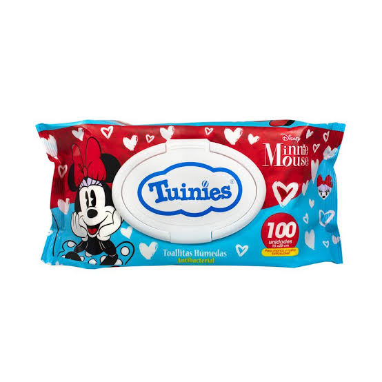 TUINIES TOALLAS HUMEDAS x100unid