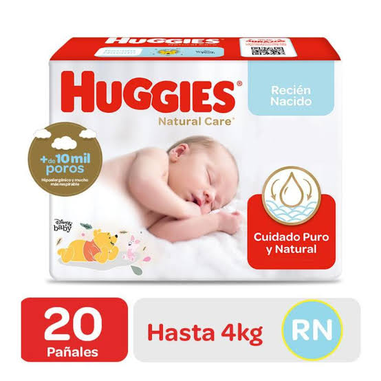 HUGGIES RECIEN NACIDO x20unid