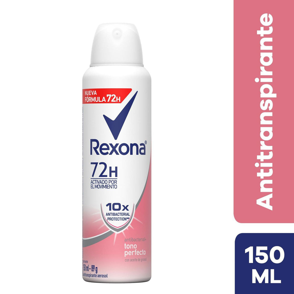REXONA WOMAN DESODORANTE ANTIBACT + TONO PERFECTO x150
